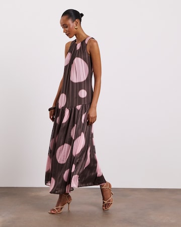 Joanna Hope Halter Neck Maxi Dress