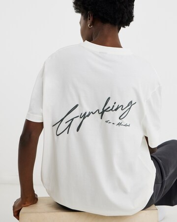 Gym King Script Mindset Boyfriend T-Shirt