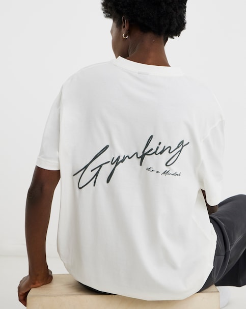 Gym King Script Mindset Boyfriend T-Shirt