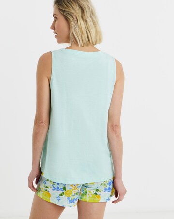 JD Williams Cotton Vest Summer Pyjama Short Set