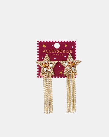 Accessorize Shooting Star Drop Earrings