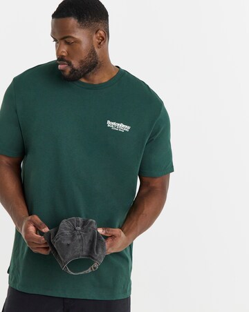 Jack & Jones Back Graphic Boston Tee - Green