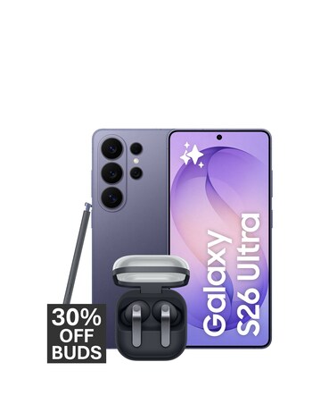 Samsung Galaxy S26 Ultra 512GB (Cobalt Violet) & Galaxy Buds4 Pro bundle