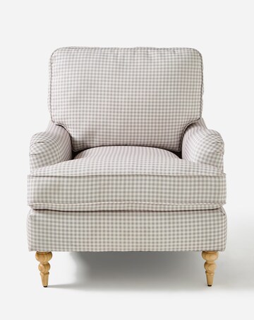 Wisteria Gingham Armchair