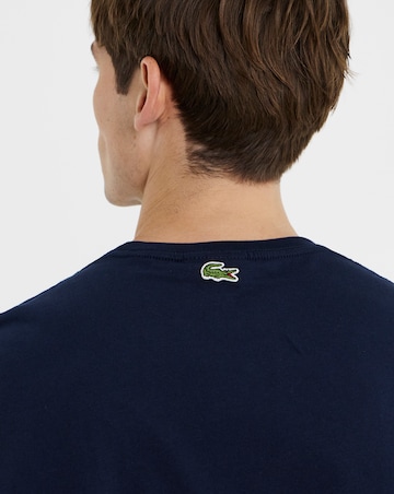 Lacoste Short Sleeve Croc T-Shirt - Navy