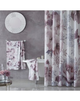Catherine Lansfield  Dramatic Floral Shower Curtain