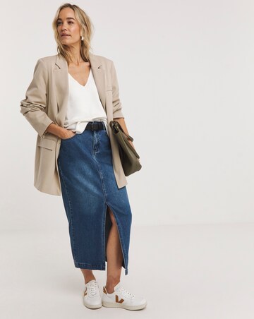 V Neck Boxy Jumper