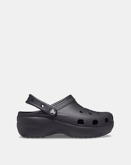 Crocs Black Classic Platform Clog -Standard Fit (D)