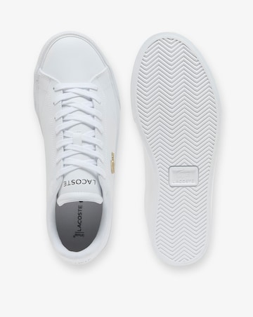 Lacoste Lerond Set Leather Trainer - White