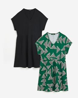 2 Pack Cap Sleeve Dress