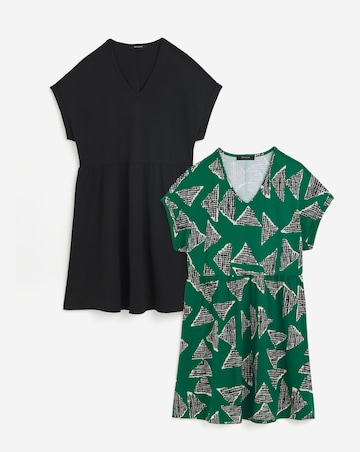 2 Pack Cap Sleeve Dress
