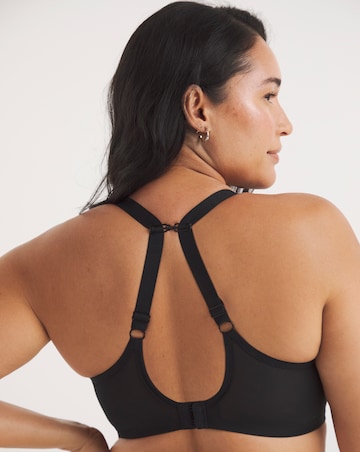 Elomi Brianna Padded Half Cup Wired Bra Black