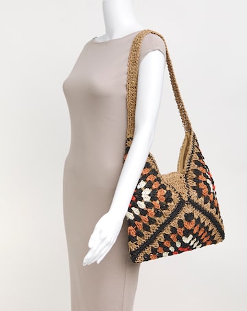 Packable Raffia Beach Bag