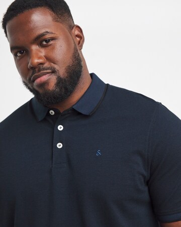 Jack & Jones Paulos Tipped Polo - Navy
