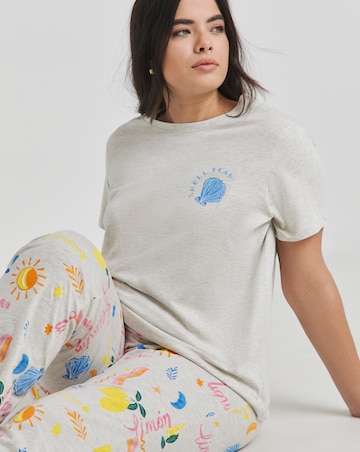Lemon Print Value Pyjama Set