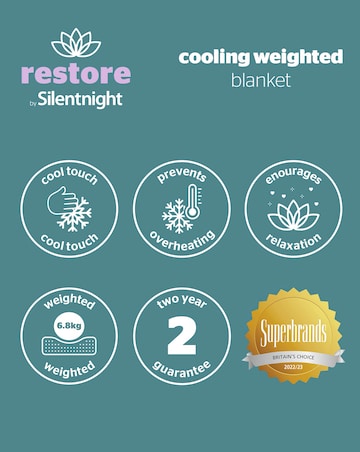 Silentnight Restore Cooling Weighted Blanket 6.8kgs