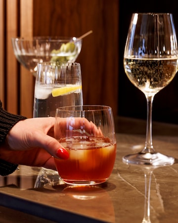Mikasa Treviso Set of 4 Stemless Wine Glasses
