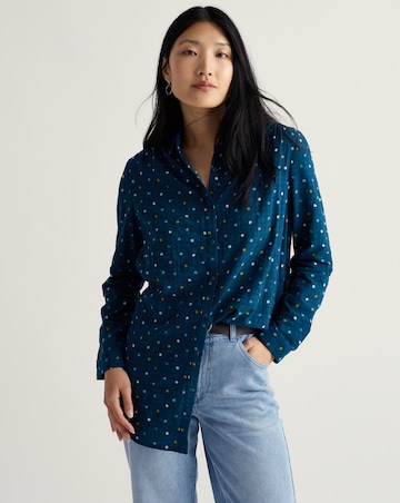Seasalt Cornwall Wren Flutter Polka Dot Shirt