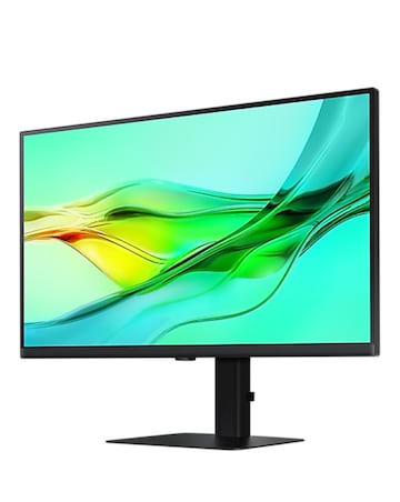 Samsung 27in ViewFinity S6 S60UD 100Hz QHD Ergonomic Monitor - Black