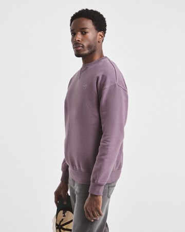 Union Crew Neck Sweatshirt - Plum