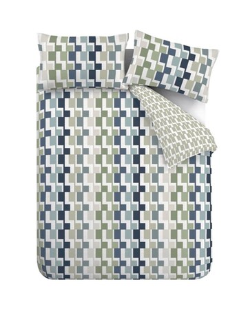 Catherine Lansfield Bryson Geo Duvet Cover Set