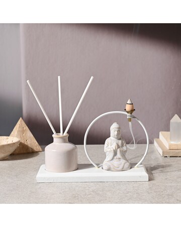 Serenity Buddha Incense & Diffuser Holder Gift Set