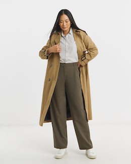 Black Tailored Wide Leg Trousers