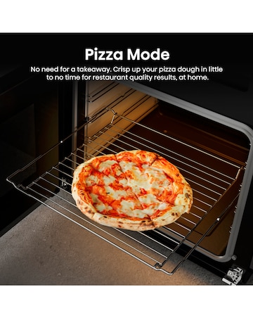 Hisense HDCEC6C20B 60cm Electric Double Cooker - Black