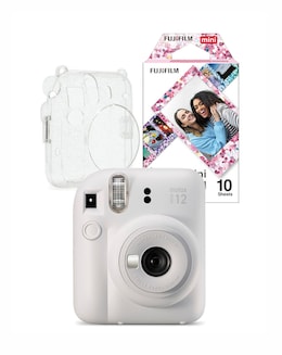 Fujifilm Wedding Bundle - Instax Mini 12, 10 Shot Confetti Film &amp; Glitter Case