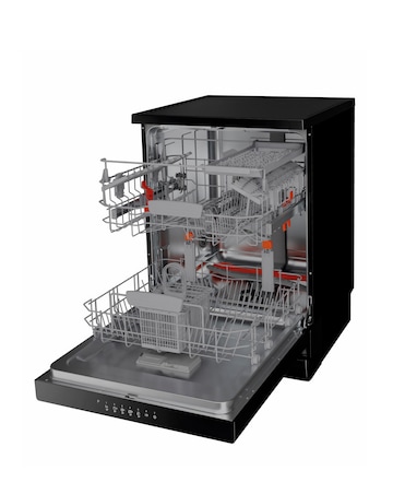 Hotpoint HFC3C26WCBUK Full Size Dishwasher 14 Place Settings Black + Install