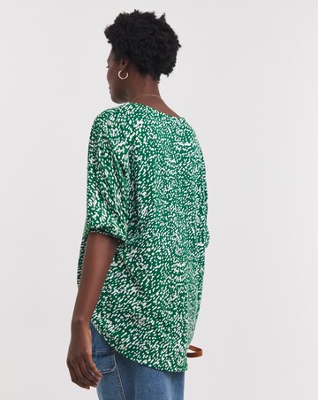 Printed Oversized Top