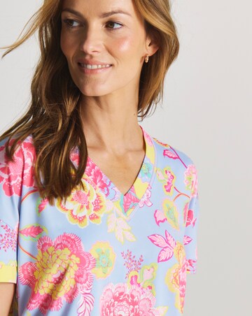 Figleaves Floral Pyjama Shorts Set