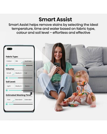 Hisense Power Steam 5i Series DH5I104BWAB WiFi-enabled 10kg Tumble Dryer - Black