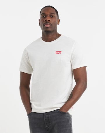 Levi's Short Sleeve Back Graphic Relaxed Fit T-Shirt - Ecru