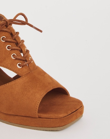Ariana Shoe Boot Wedge Sandals - Wide Fit (E)