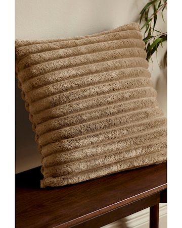 Catherine Lansfield Cosy Ribbed Cushion