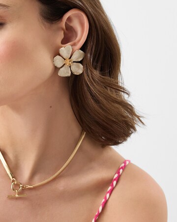 Accessorize Flower Statement Stud Earrings