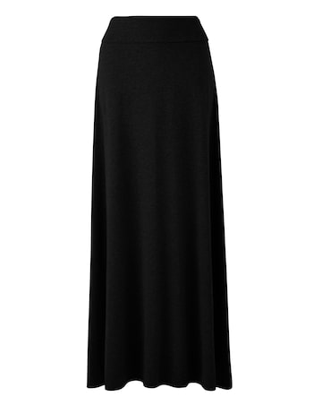 Stretch Jersey Maxi Skirt