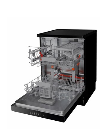 Hotpoint HFC3C26WCBUK Full Size Dishwasher - 14 Place Settings - Black