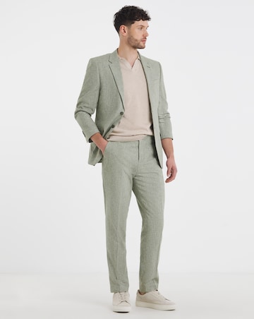 Linen Blend Suit Jacket