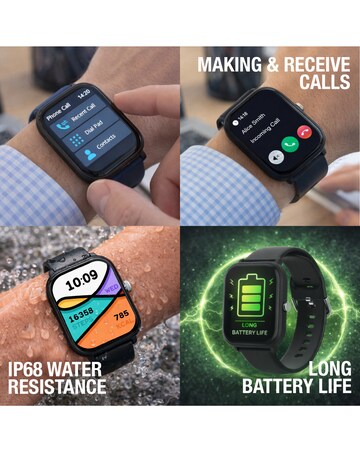 Entity Aero Smart Watch Bundle - Black/Yellow