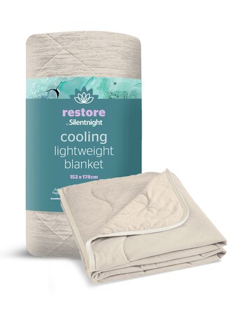 Silentnight Restore Cooling Lightweight Blanket Natural