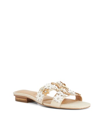 Dune Loupe Embellished Leather Sandals - Standard Fit (D)