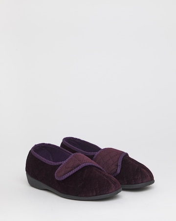 Topaz Touch & Close Full Slipper - Extra Wide Fit (EEE)
