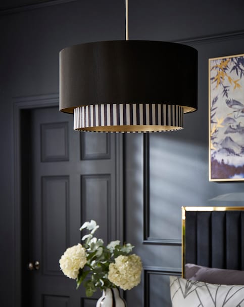 Joanna Hope Siera Striped Two Tiered Shade 50cm