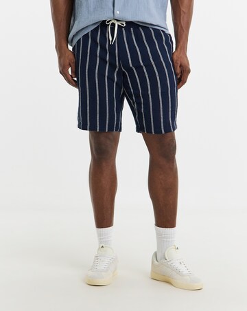 Jack & Jones Coba Stripe Short - Navy
