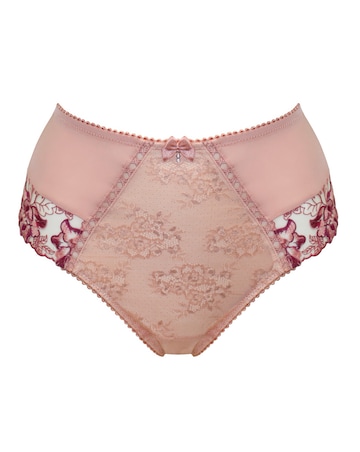 Pour Moi Sofia High Waist Deep Brief Pink/Mulberry