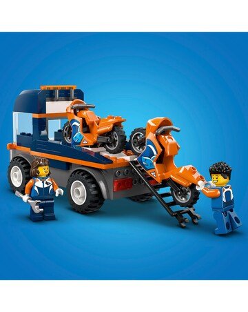 LEGO City Motorcycle Transporter