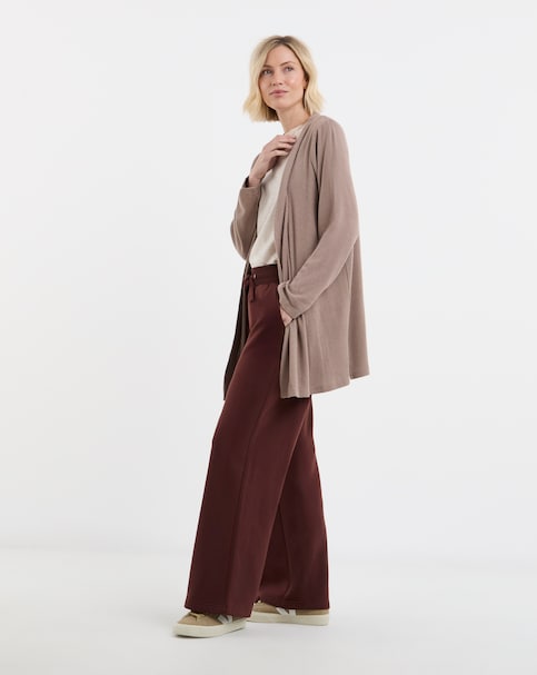 Chocolate Wide Leg Joggers