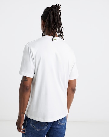 Lacoste Short Sleeve Graphic Croc T-Shirt - White